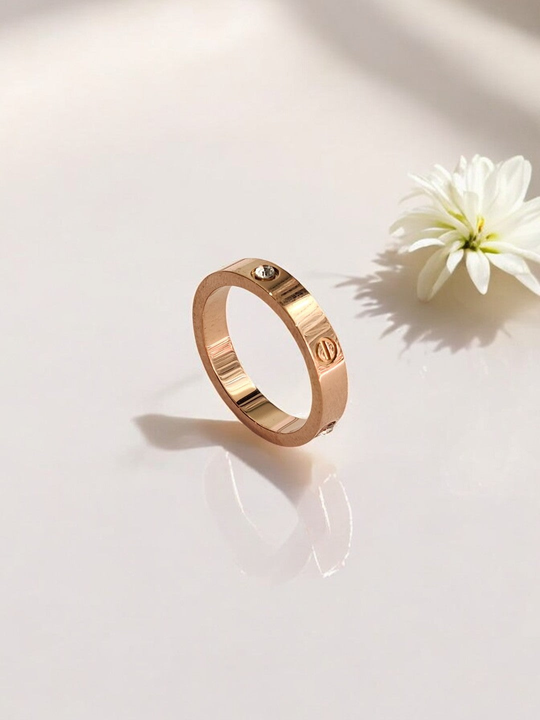 ROSE GOLD CARTIER SHERINE RING