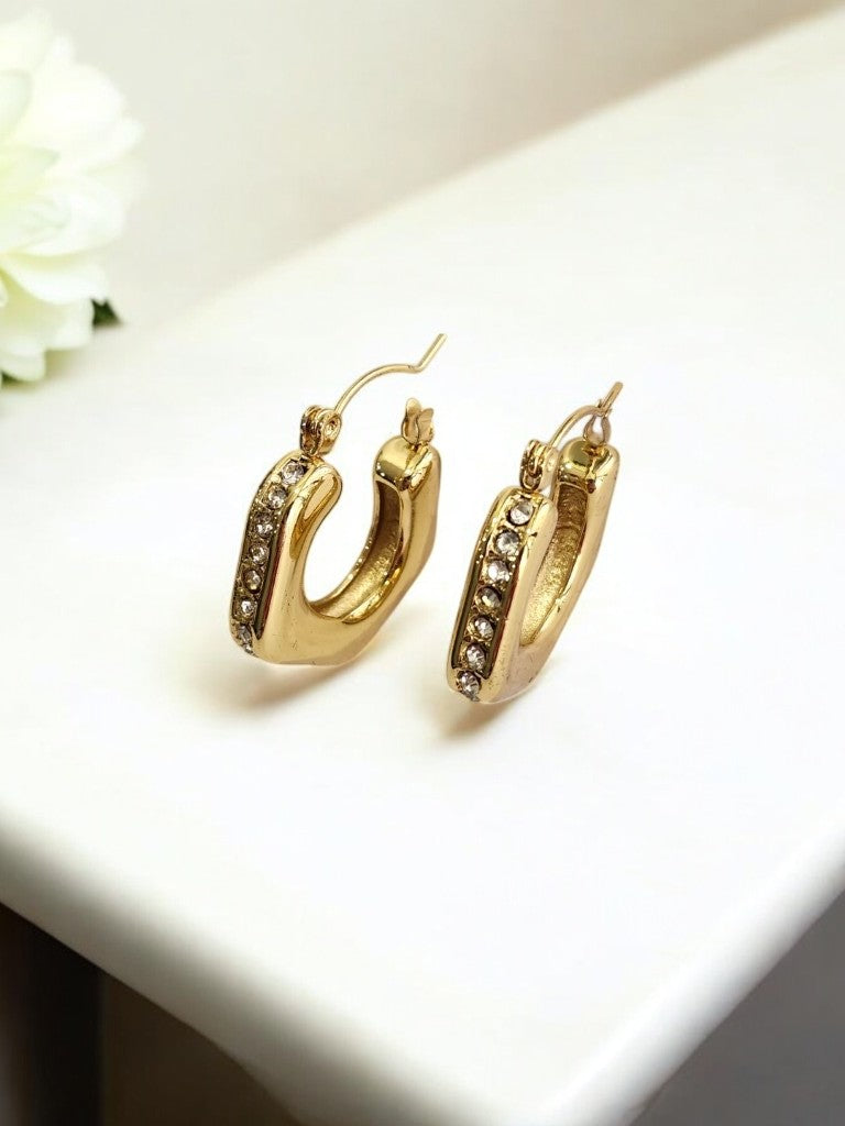 GOLD DIAMOND WAIRMEY EARRINGS