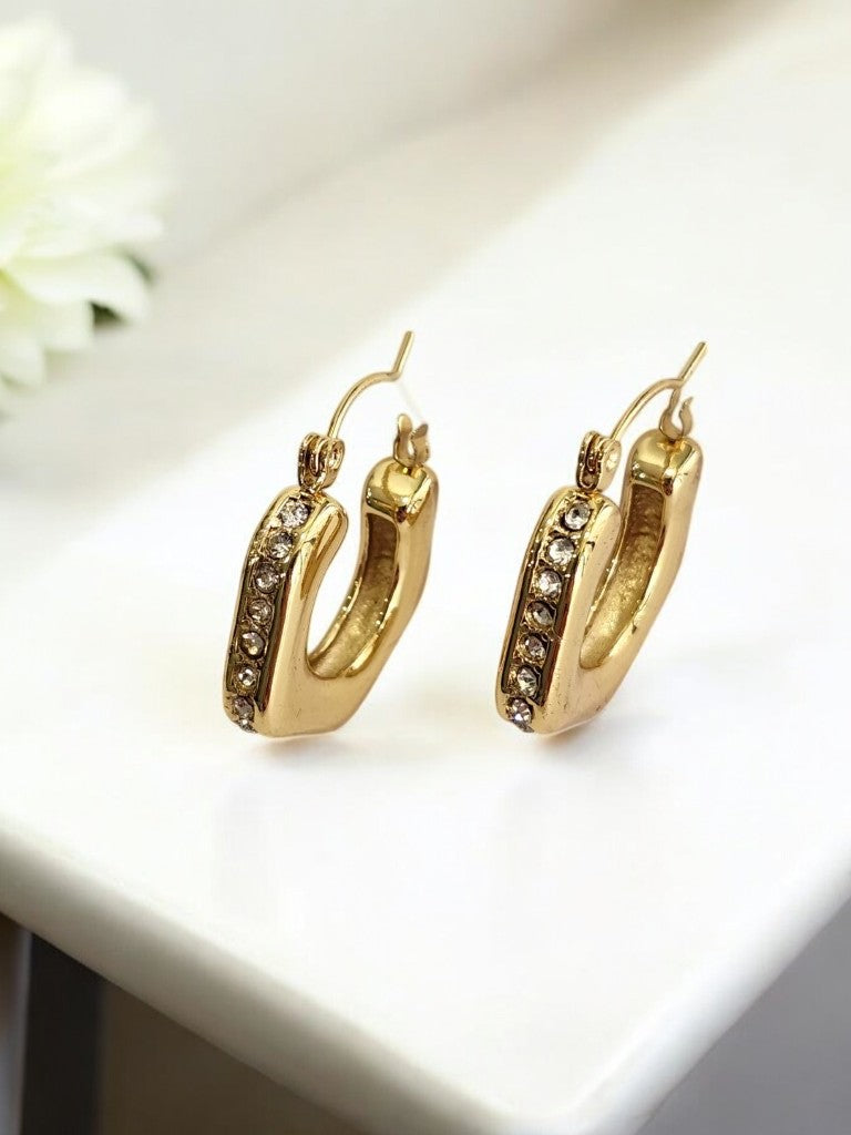 GOLD DIAMOND WAIRMEY EARRINGS