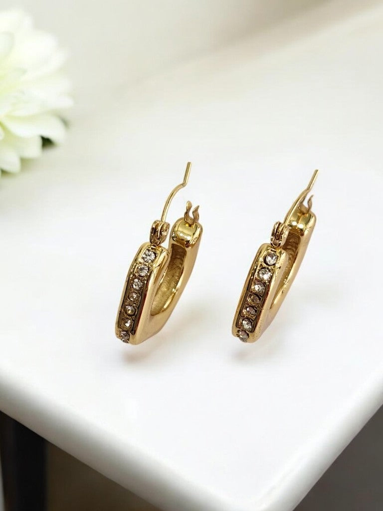 GOLD DIAMOND WAIRMEY EARRINGS