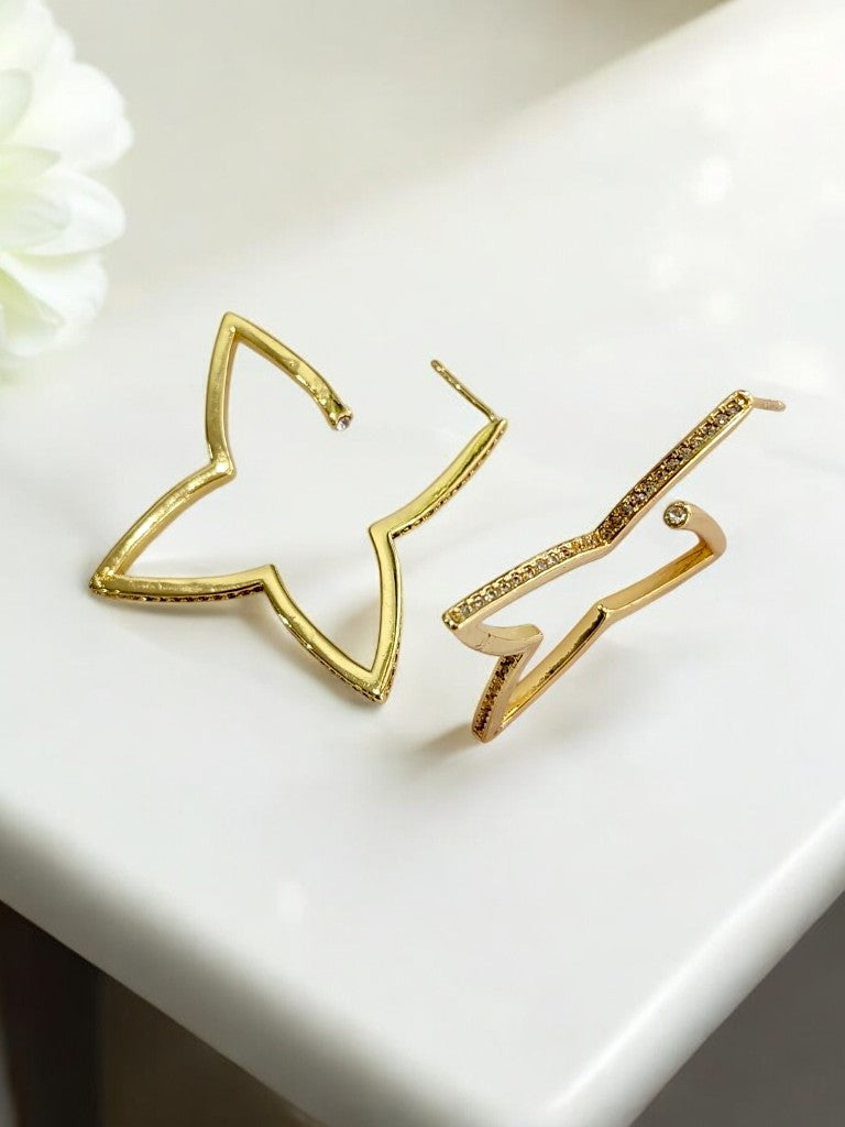 GOLD STAR LV DITYAA EARRING