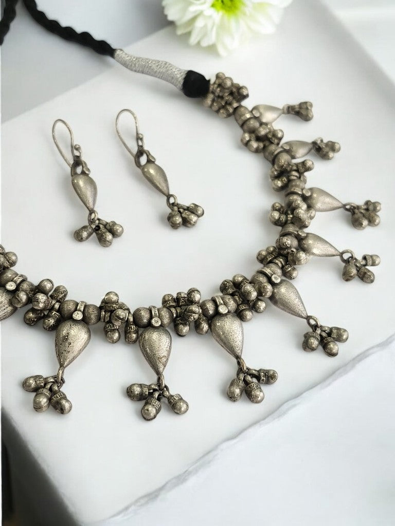ESHITA GERMAN SILVER JEWELLERY SET