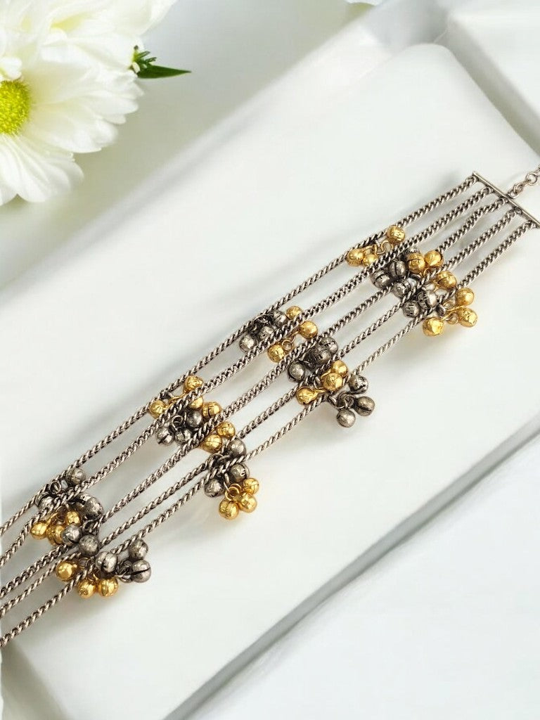 SAMRIDHI GERMAN SILVER JEWELLERY SET