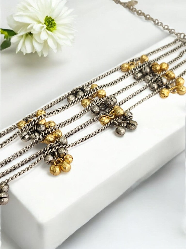 SAMRIDHI GERMAN SILVER JEWELLERY SET