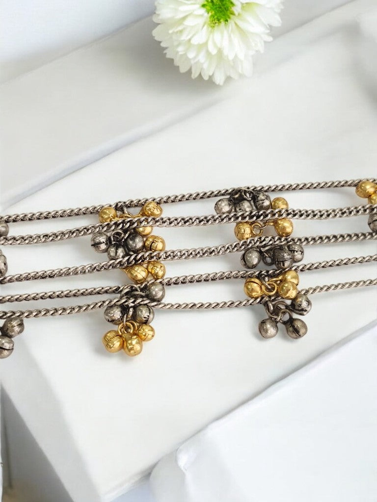 SAMRIDHI GERMAN SILVER JEWELLERY SET