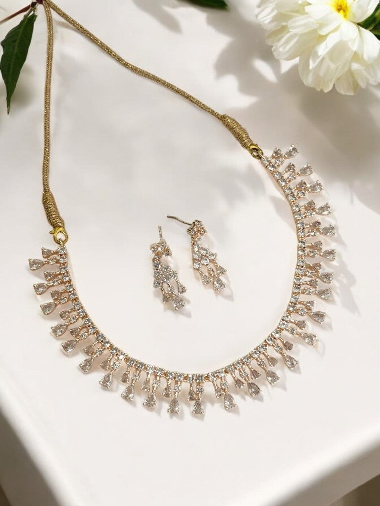 ANVISHA DROP DIAMOND JEWELLERY SET