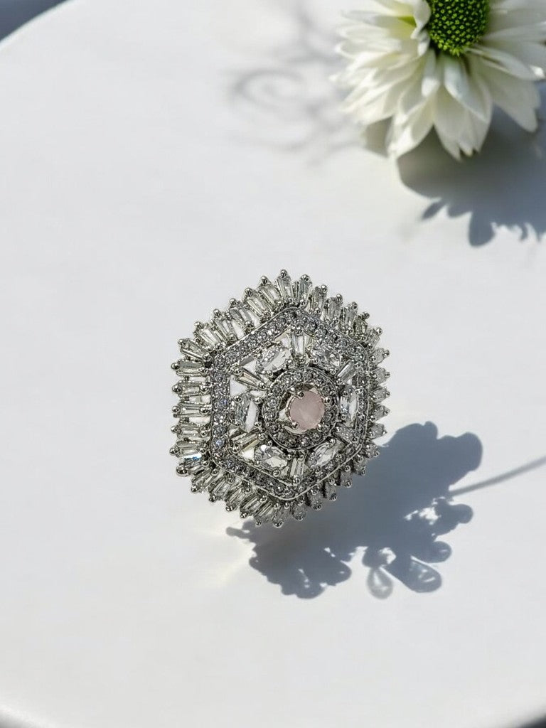 PINK KAAVI DIAMOND RING