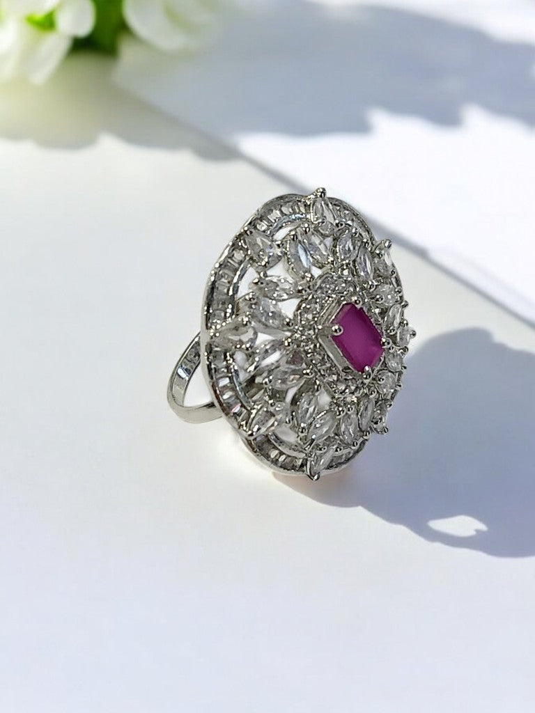 WINE ZYANNA DIAMOND RING