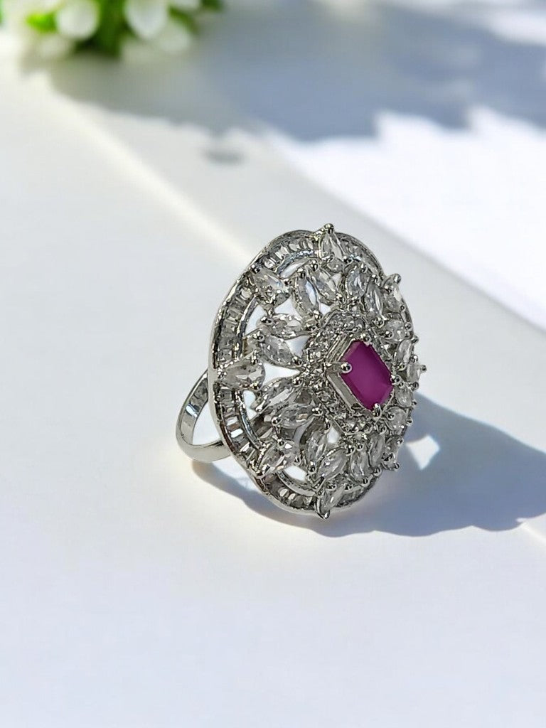 WINE ZYANNA DIAMOND RING
