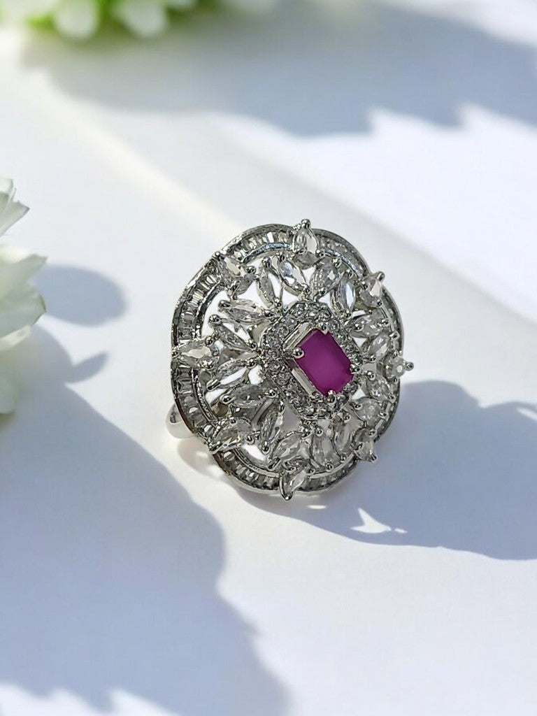 WINE ZYANNA DIAMOND RING
