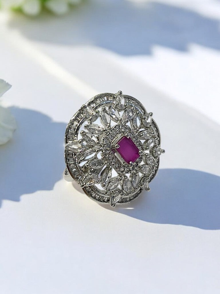 WINE ZYANNA DIAMOND RING