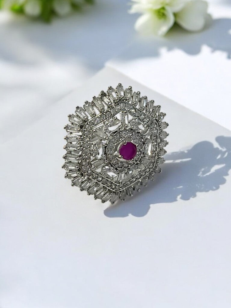 WINE KAAVI DIAMOND RING