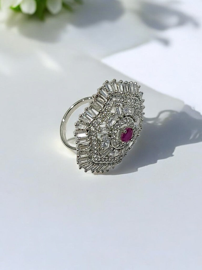 WINE KAAVI DIAMOND RING
