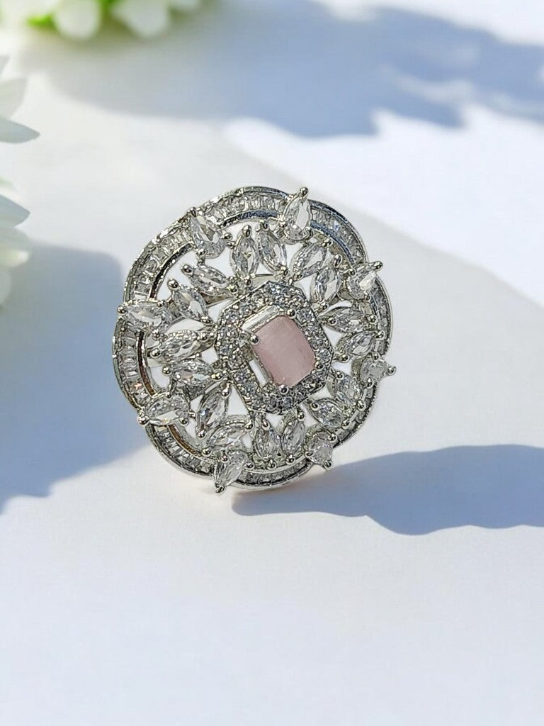 PINK ZYANNA DIAMOND RING