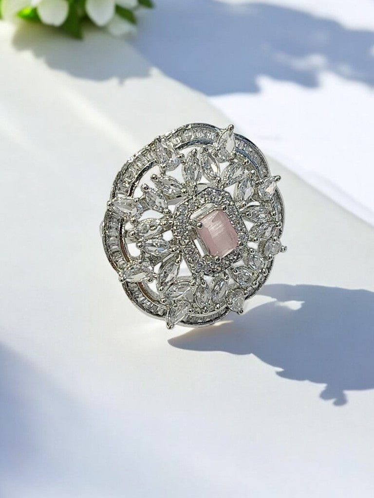 PINK ZYANNA DIAMOND RING