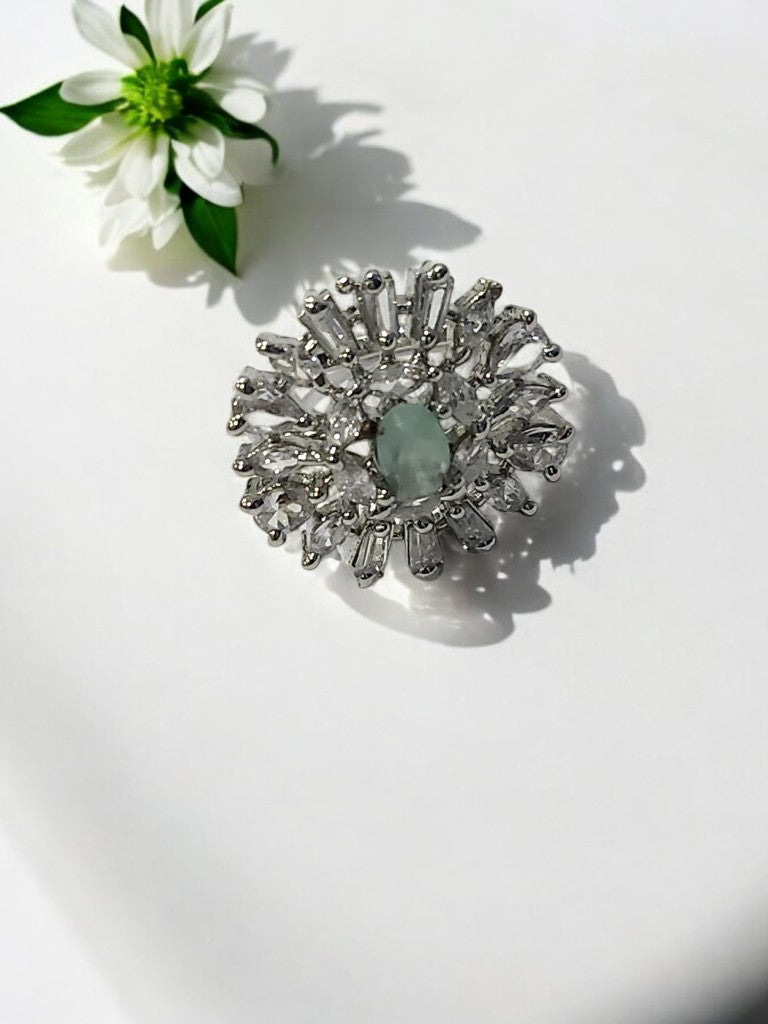 SEA GREEN MISHTI DIAMOND RING