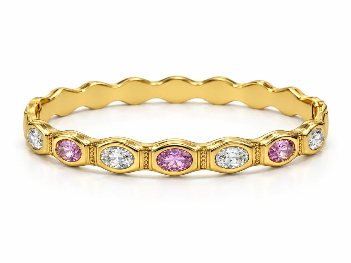 PINK STONE ASHLEY BRACELET