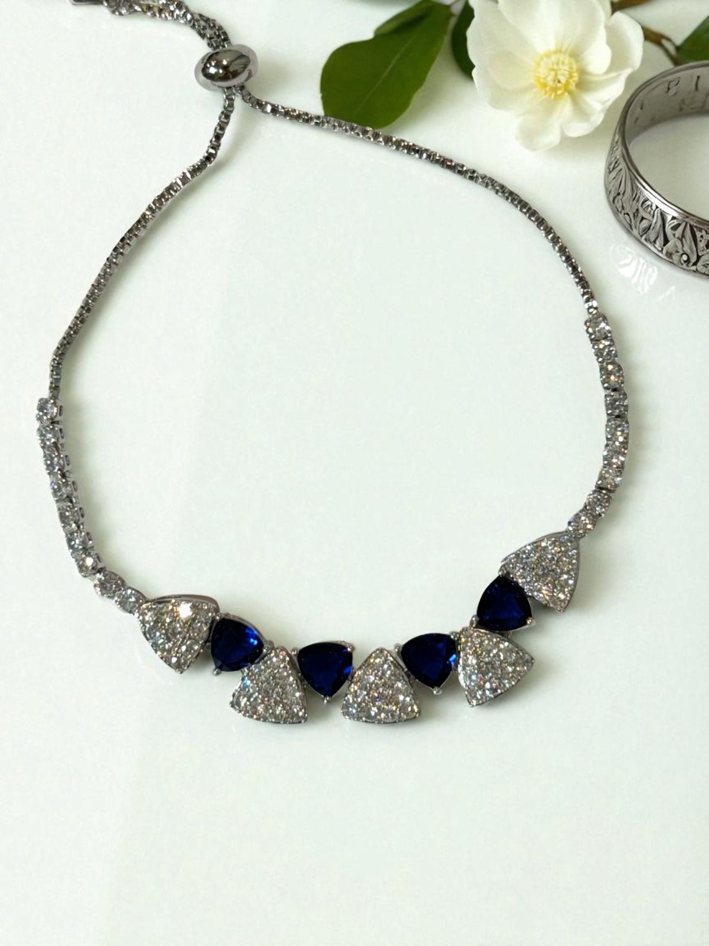 BLUE DIAMOND GEORGE BRACELET