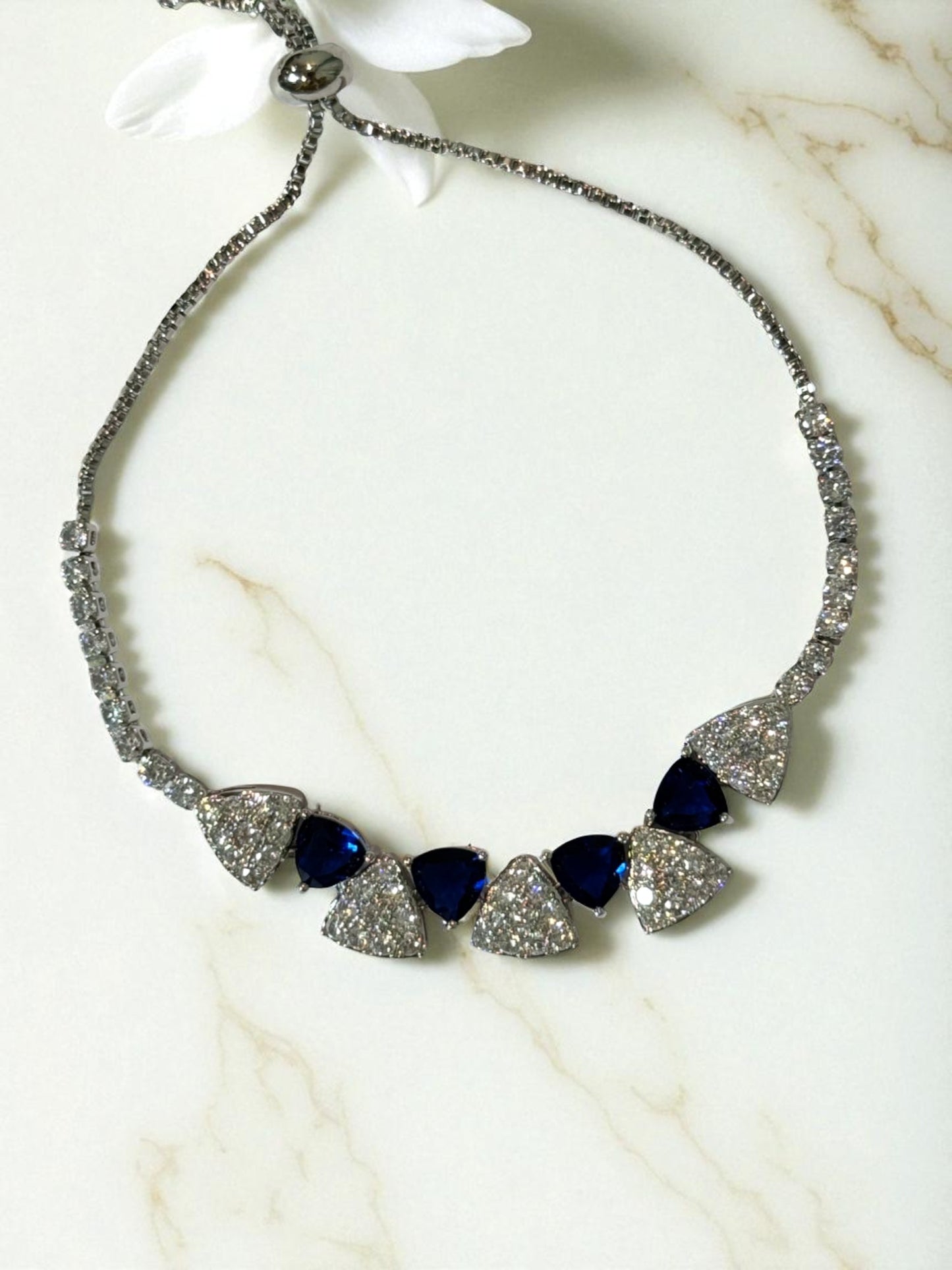 BLUE DIAMOND GEORGE BRACELET