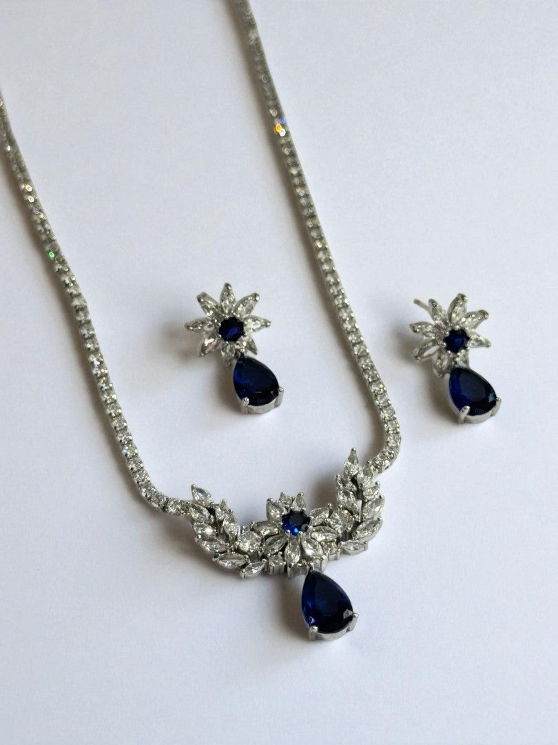 BLUE DIAMOND NOLAN NECKLACE SET