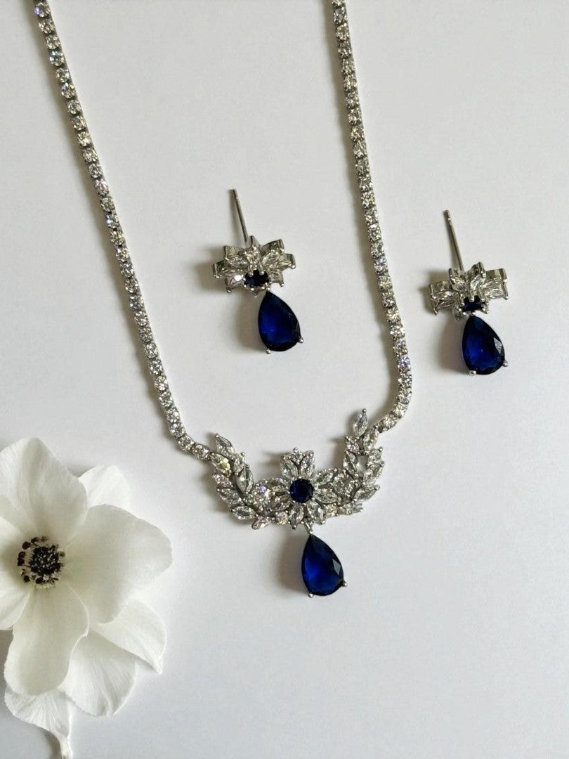 BLUE DIAMOND NOLAN NECKLACE SET