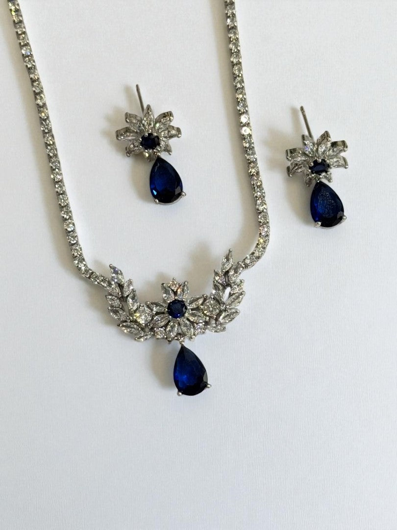 BLUE DIAMOND NOLAN NECKLACE SET