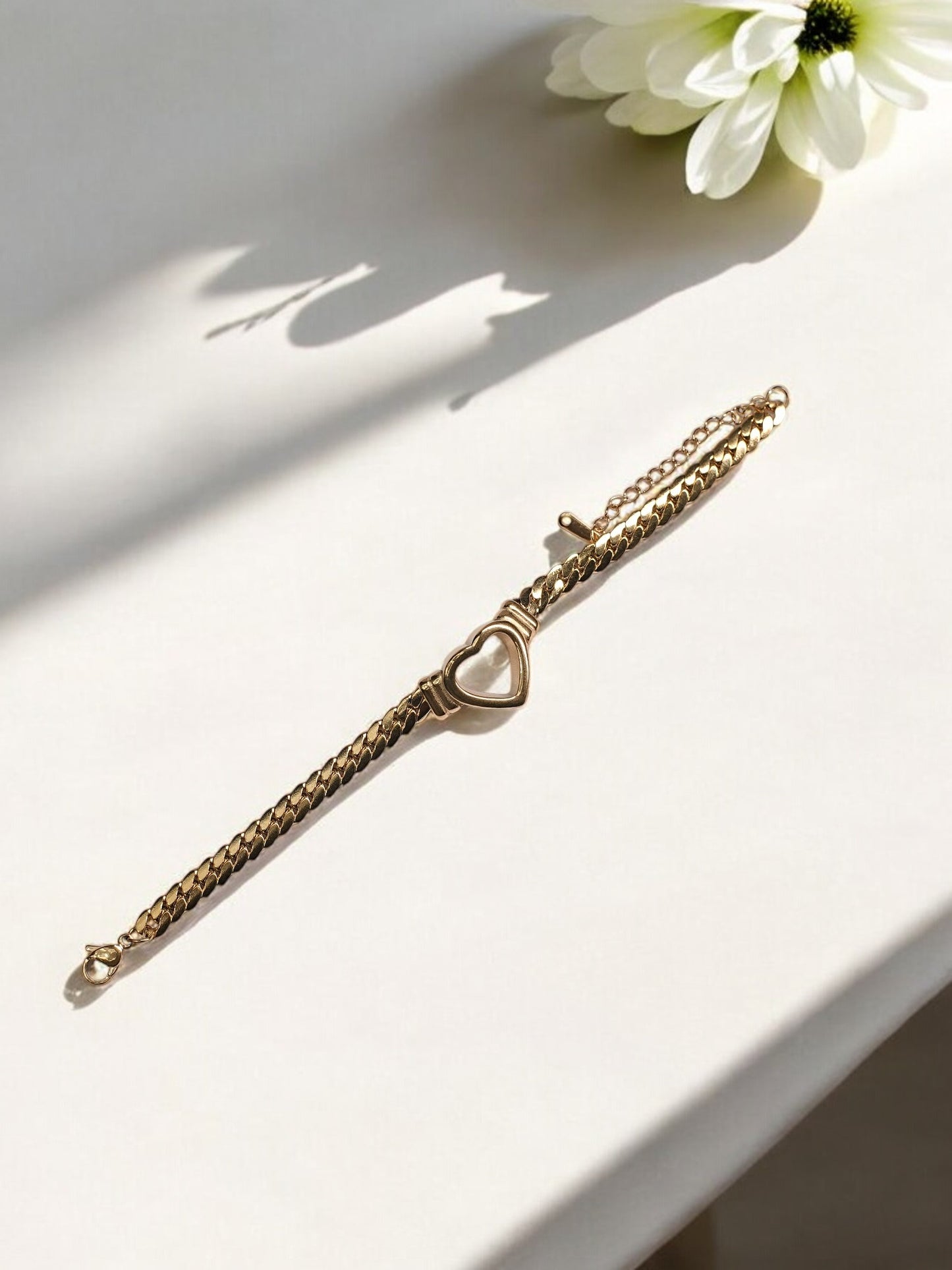 HEART KIMONE GOLDEN BRACELET