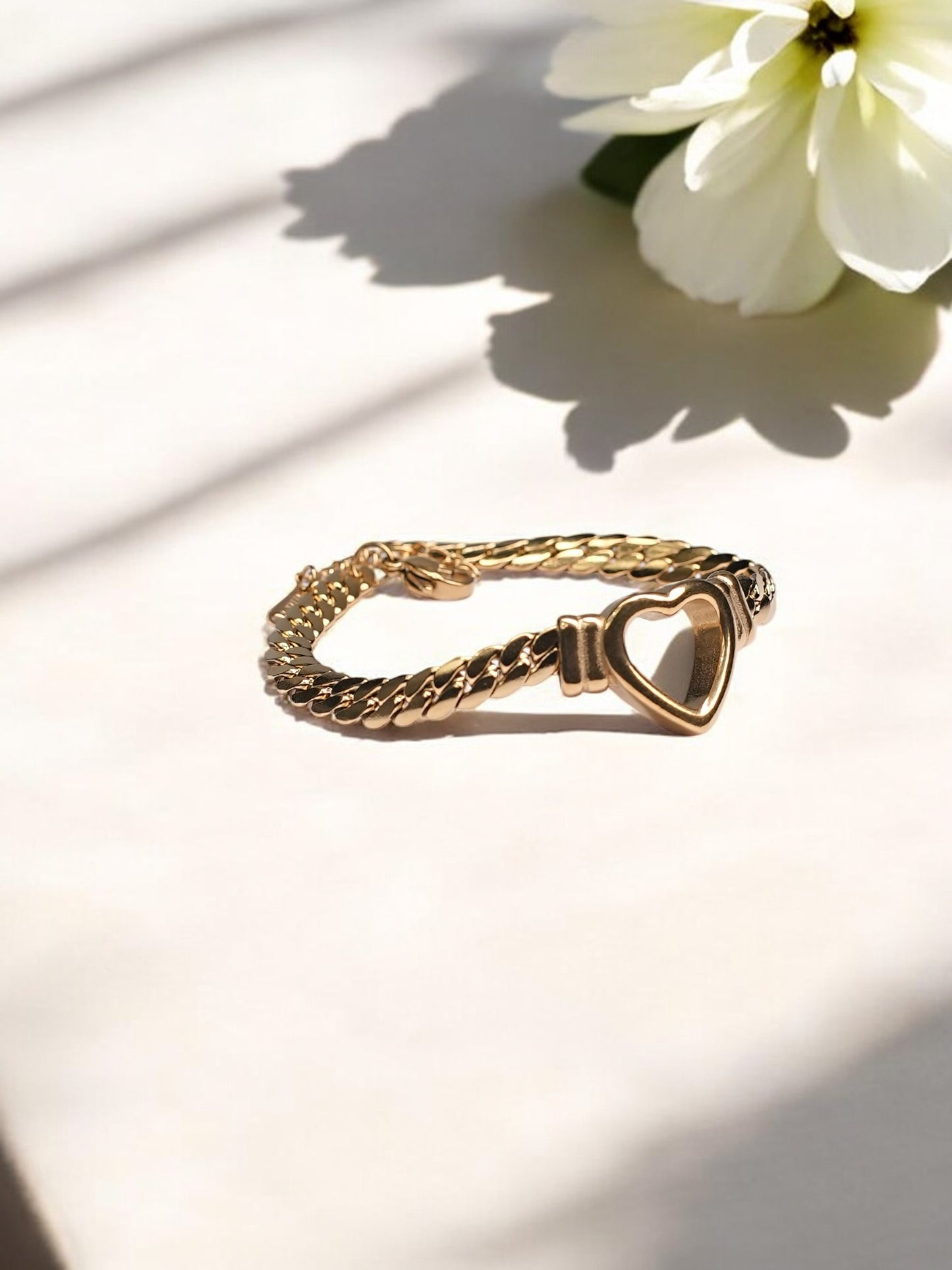 HEART KIMONE GOLDEN BRACELET