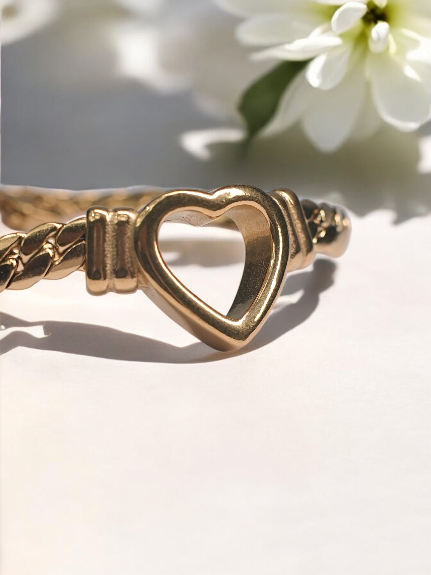 HEART KIMONE GOLDEN BRACELET