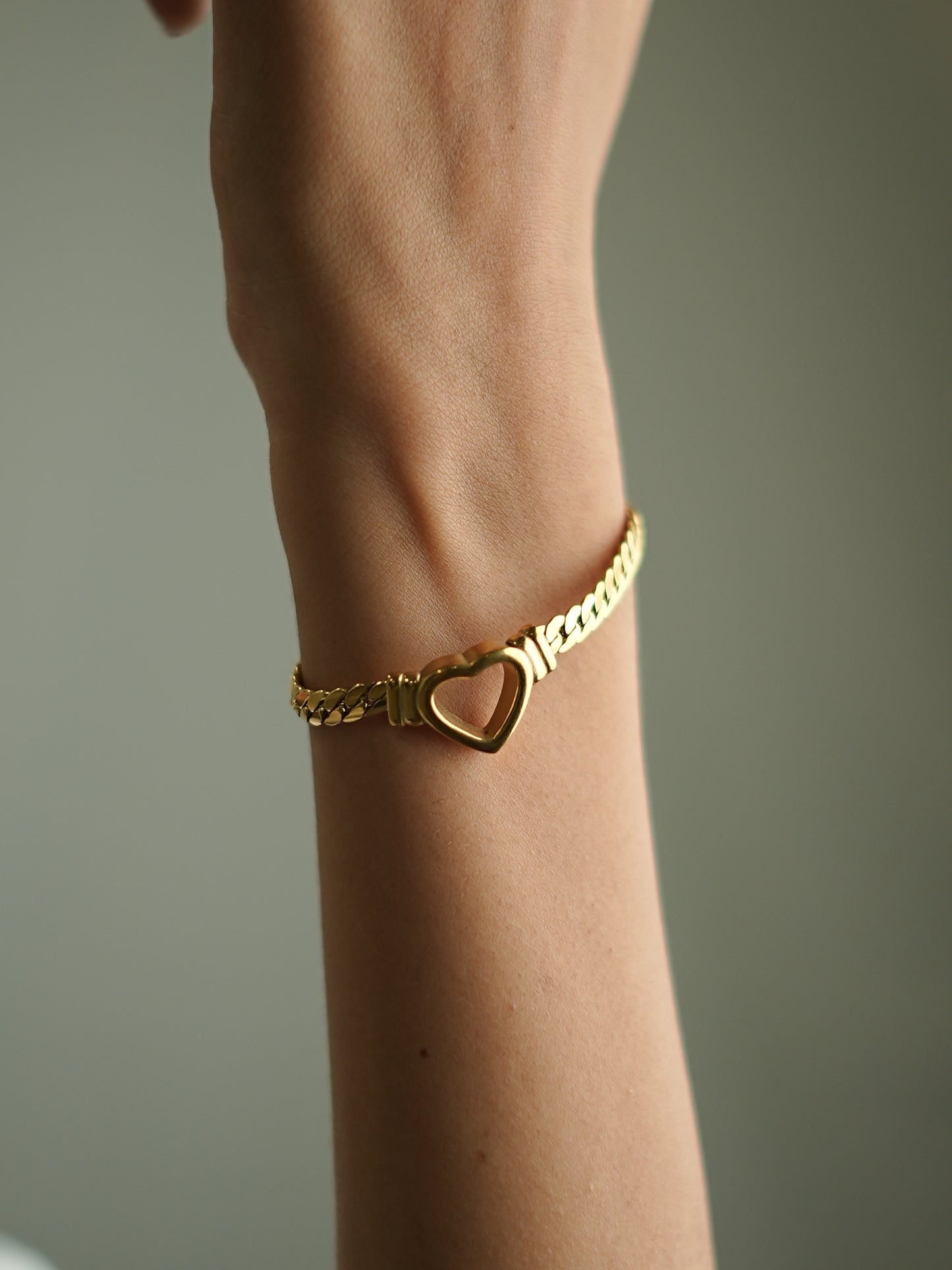 HEART KIMONE GOLDEN BRACELET
