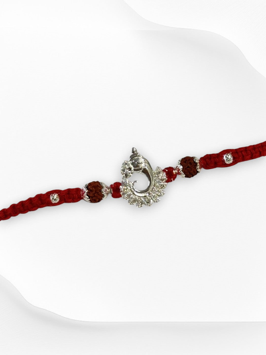 GANESH DHRITI SILVER RAKHI
