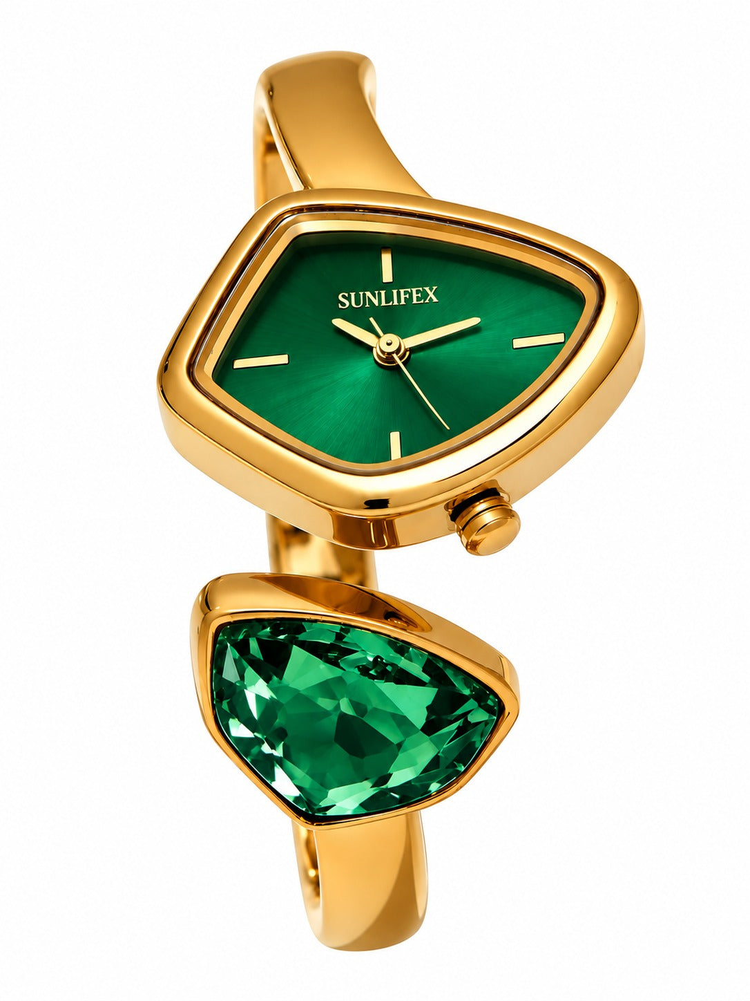 GOLDEN-GREEN JAJIEL WATCH (CUFF)