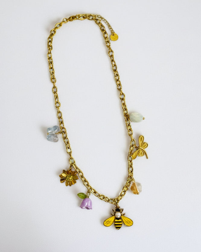 GOLDEN BEACH CHARM CILLIAN NECKLACE