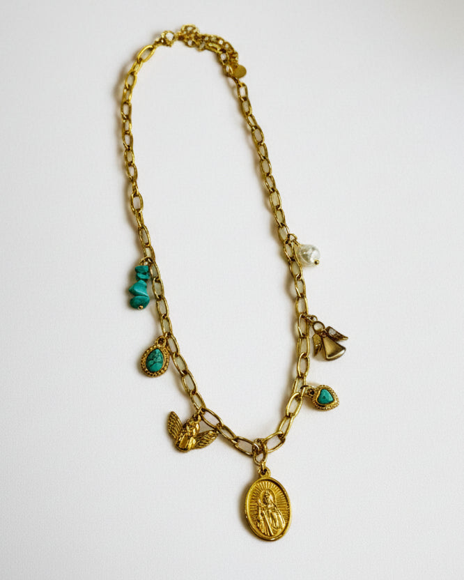 GOLDEN CHARM CONRAD NECKLACE