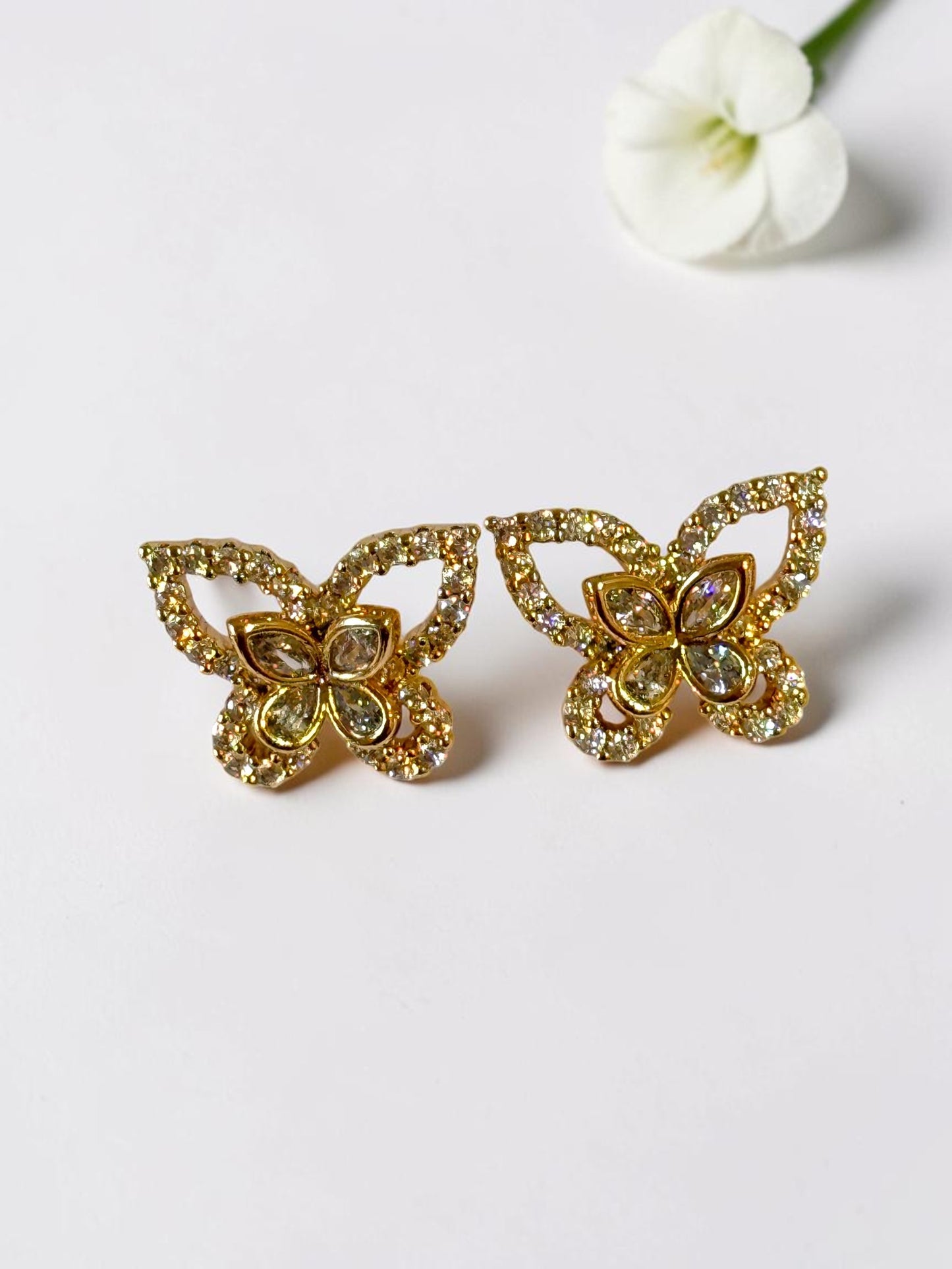 GOLDEN BUTTERFLY OVIYA EARRINGS
