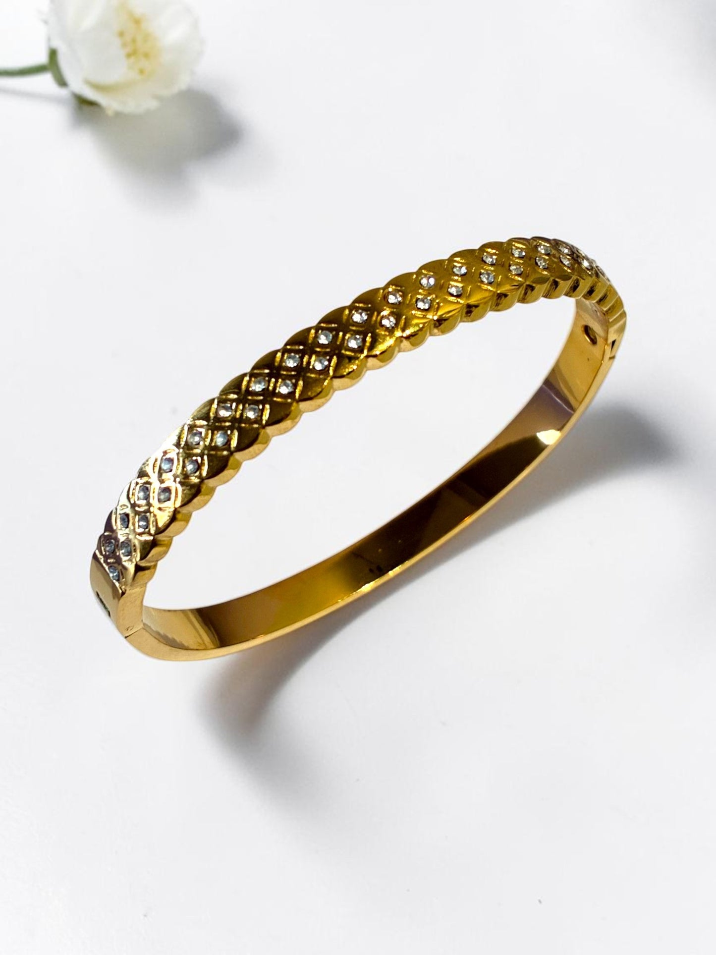 GOLDEN CRYSTAL ASMINE BRACELET