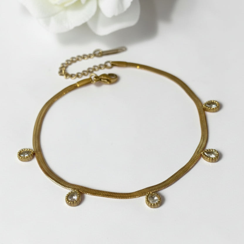 GOLDEN DIAMOND ANIRA ANKLET