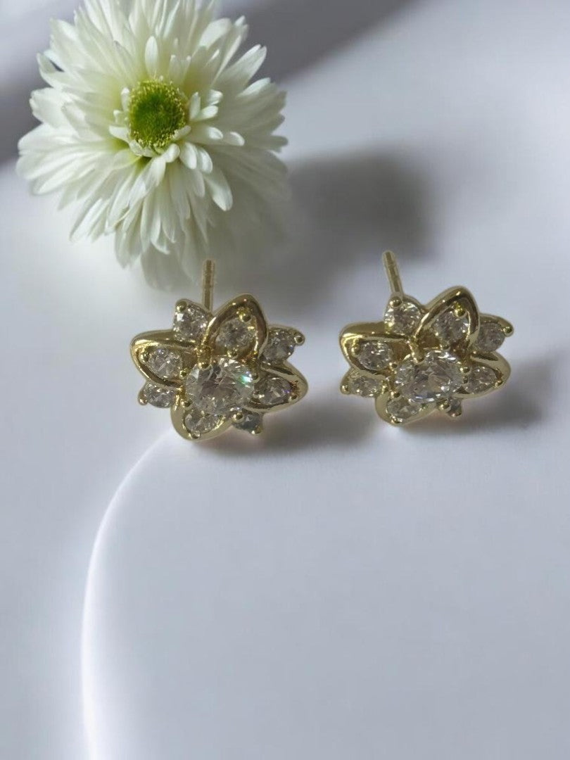 GOLDEN DIAMOND ARABELLA EARRINGS