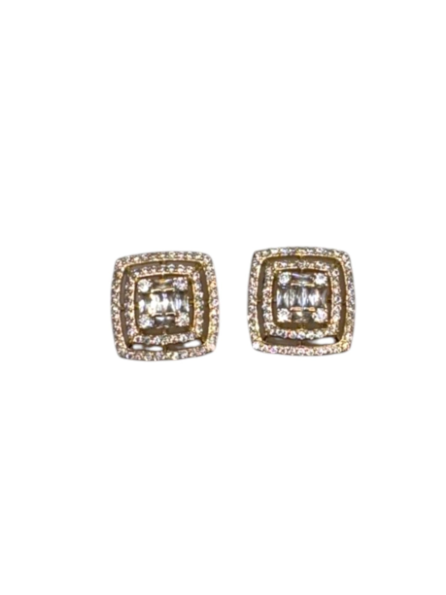 GOLDEN DIAMOND BANTLEY EARRINGS