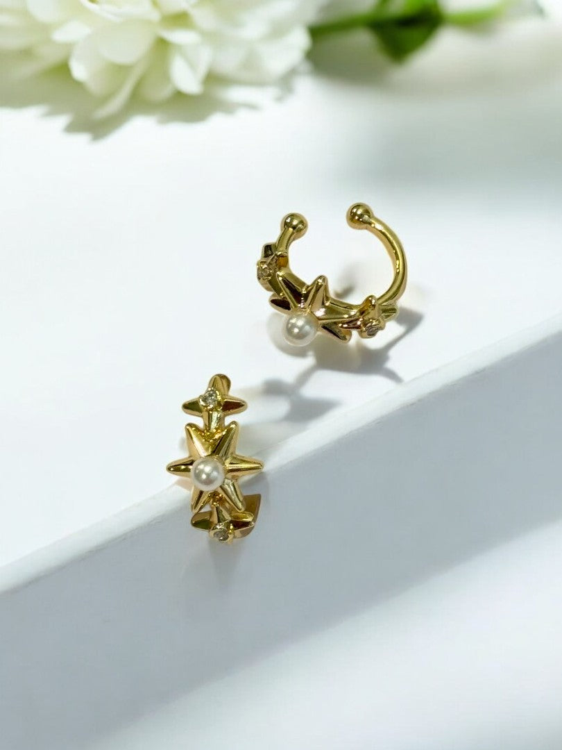 GOLDEN COLBY EAR CUFF