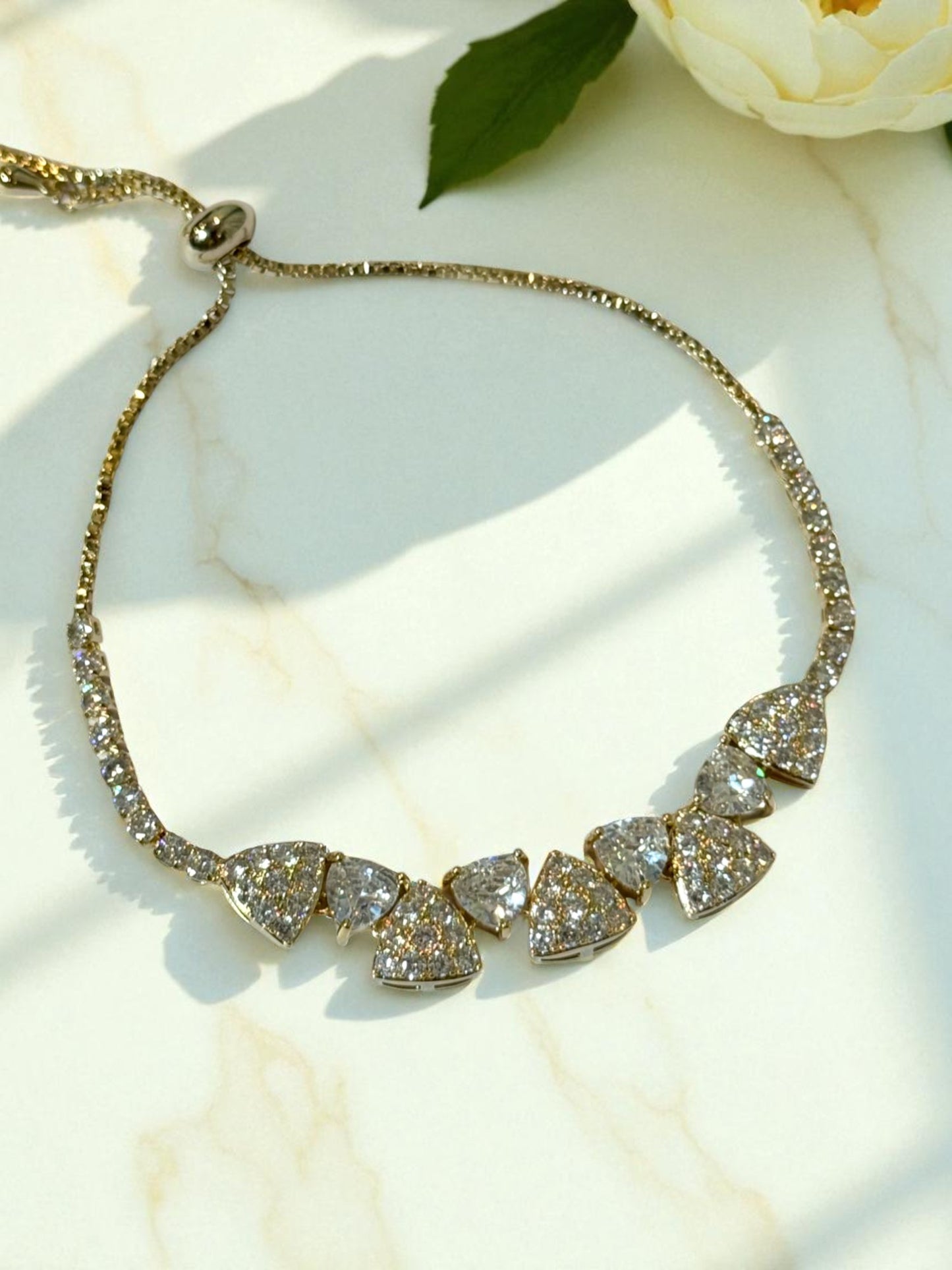 GOLDEN DIAMOND GEORGE BRACELET