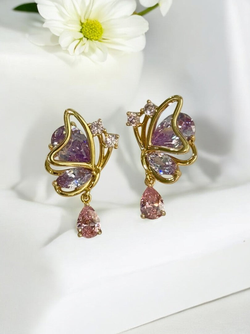 GOLDEN DIAMOND JAX EARRINGS