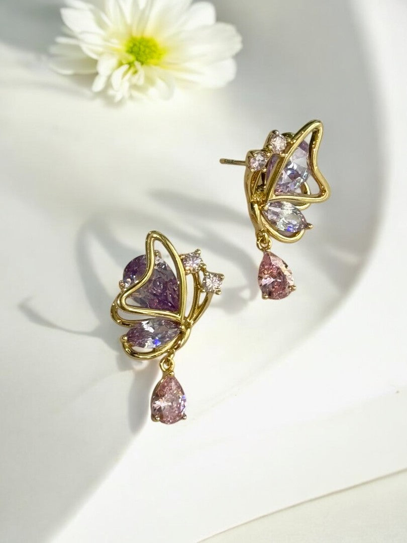 GOLDEN DIAMOND JAX EARRINGS