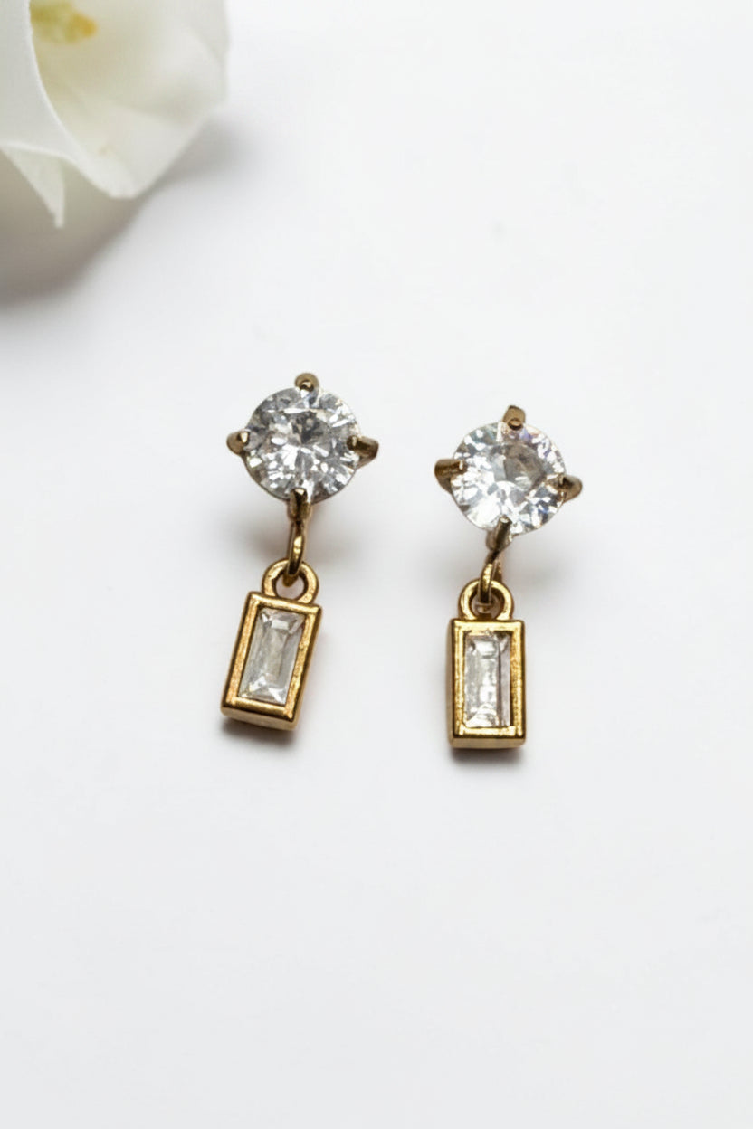 GOLDEN DIAMOND MARVIN EARRINGS
