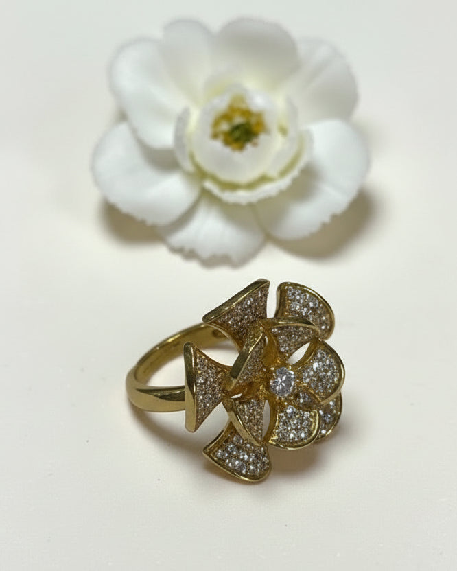 GOLDEN DIAMOND MURPHY RING