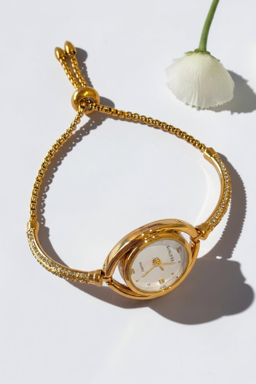 WHITE DIAMOND PRINA WATCH