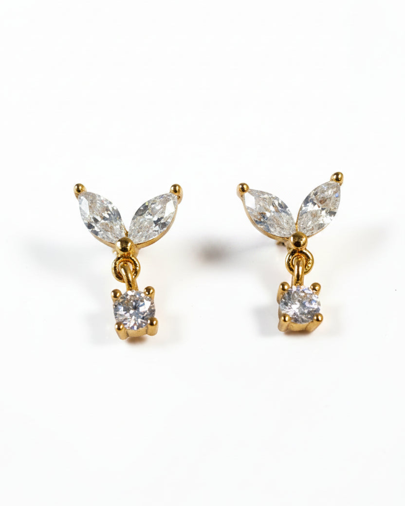GOLDEN DIAMOND REMIE EARRINGS