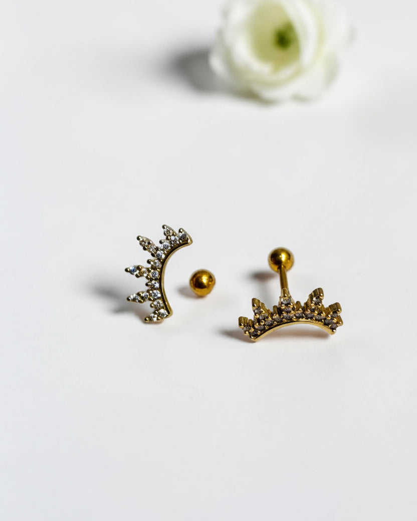 GOLDEN DIAMOND SOMYA EARRINGS