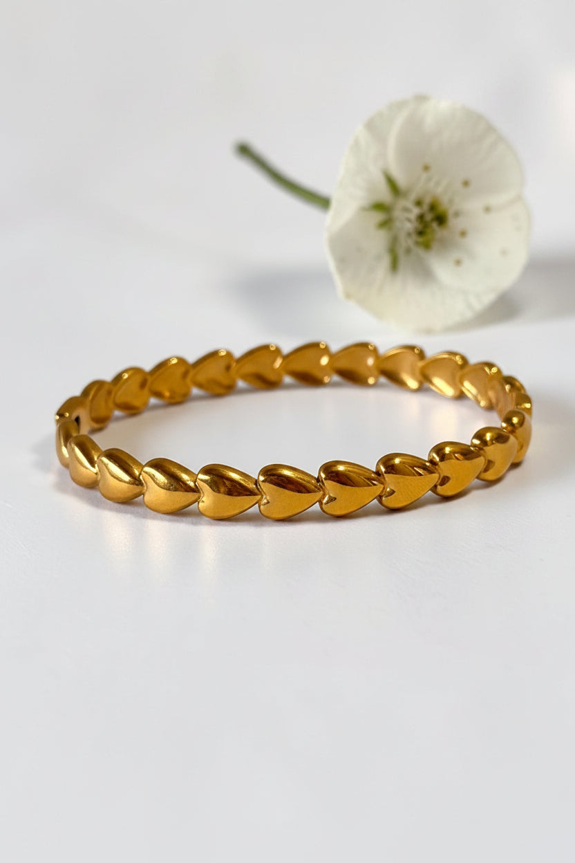 GOLDEN HEART HARMONY BRACELET