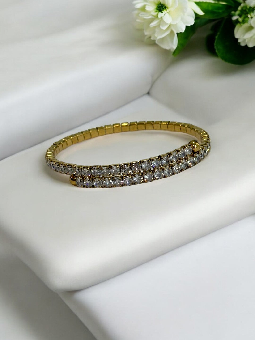 SPARKLING BANGLE BRACELET FOR WOMENS-WATERPROOF& ANTI TARNISH